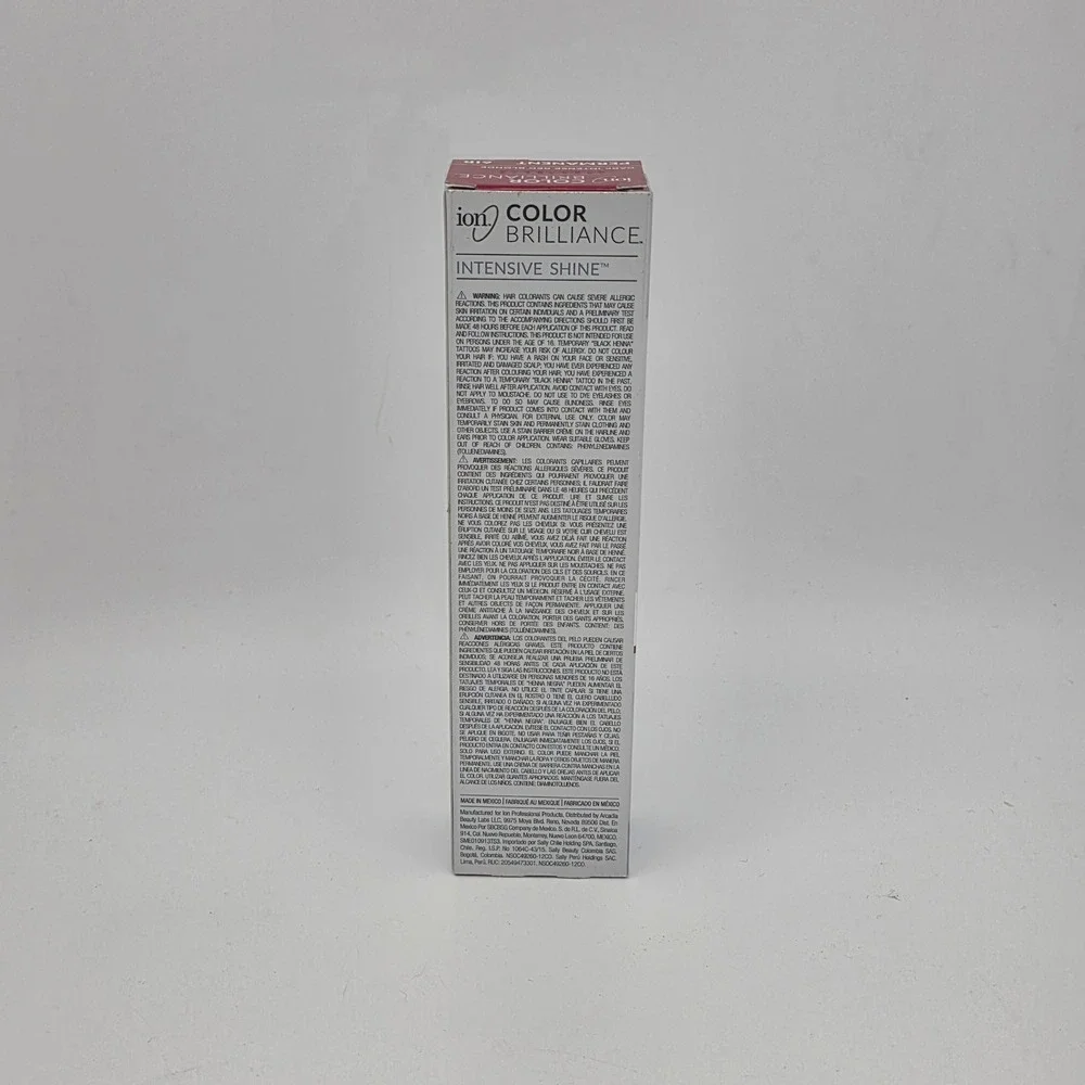 Ion Permanent Hair Color 6IR 2.05oz Dark Intense Red Blonde Color Brilliance Dye